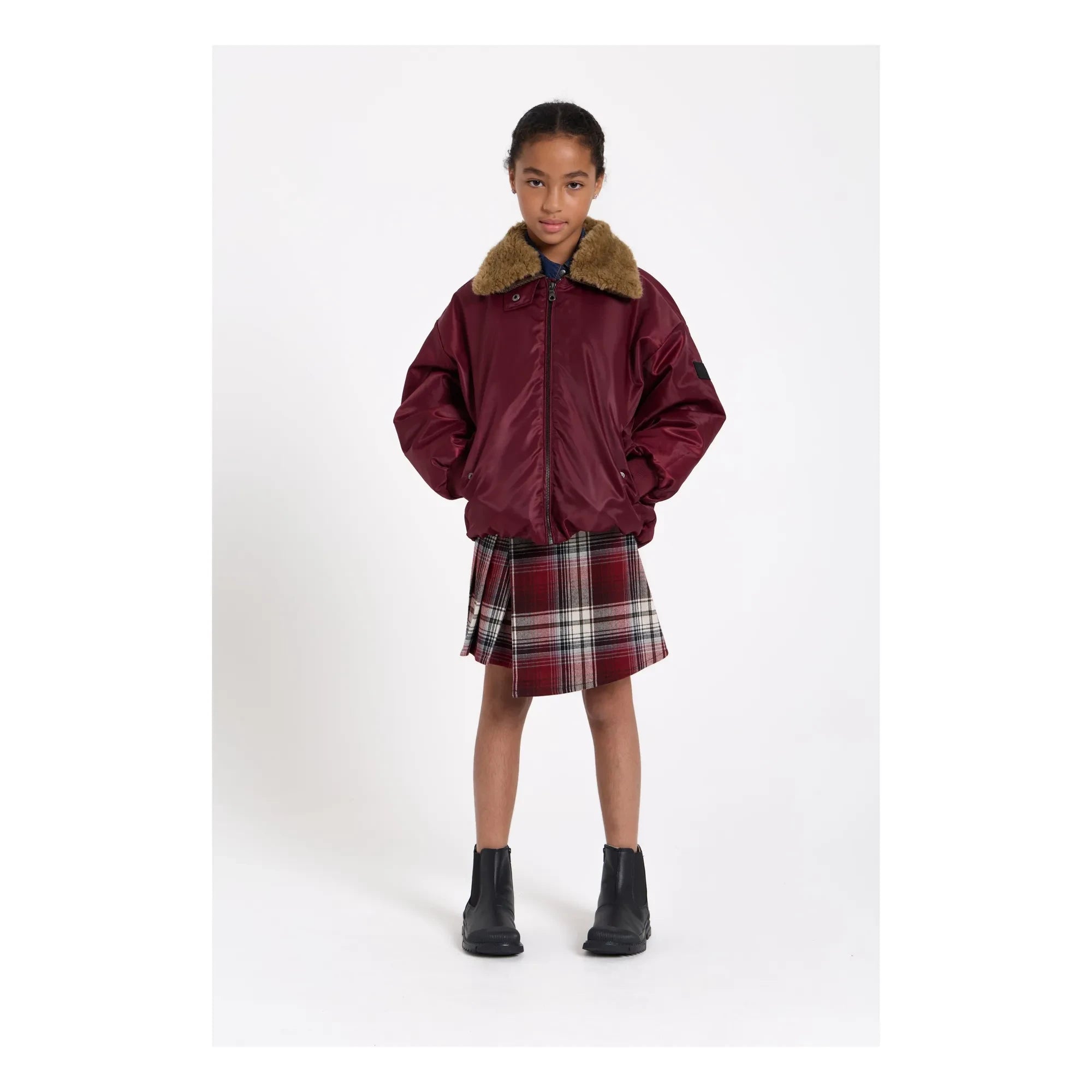 Finger in the nose - Aria Bomberjacke | Aubergine
