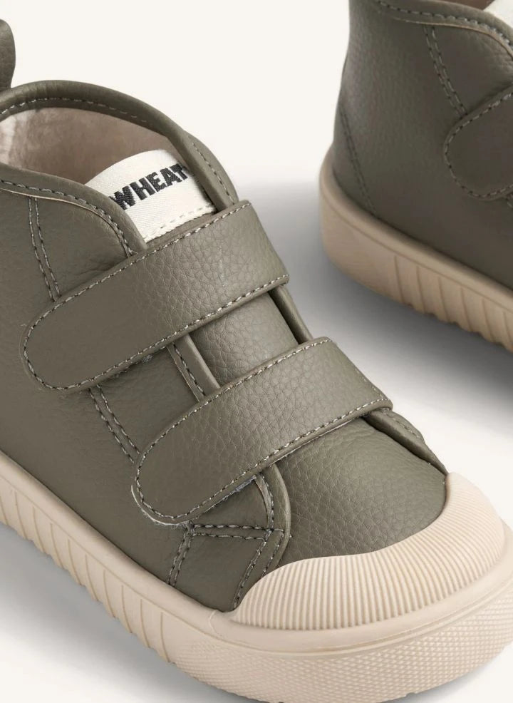 Wheat - Leo Deri Çizik Sneaker'lar | Zeytin yeşili