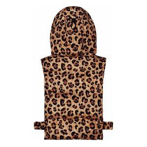 Fudoon - Exklusiv bei Fudoon X Smallable - Wende-Steppjacke mit Kapuze und Leopardenmuster | Braun