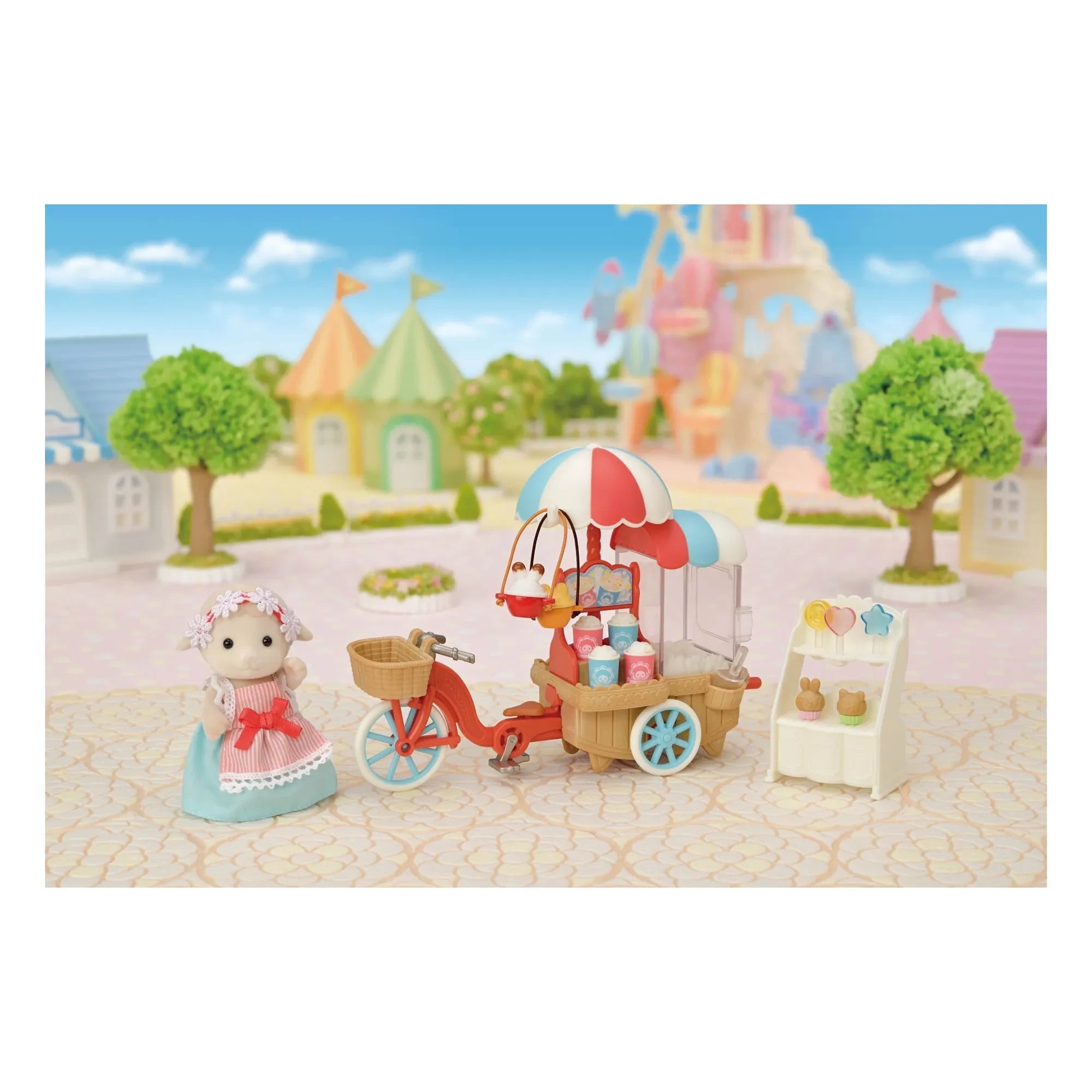 Sylvanian Families - La maman mouton ve patlamış mısır tezgahı