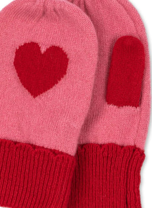 Konges Sløjd - Collette Fingerlose Wollhandschuhe | Rosa