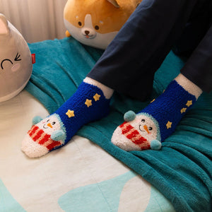 Legami - Erwachsene Weihnachts Slipper Socken Schneemänner - Eine perfekte Passform!