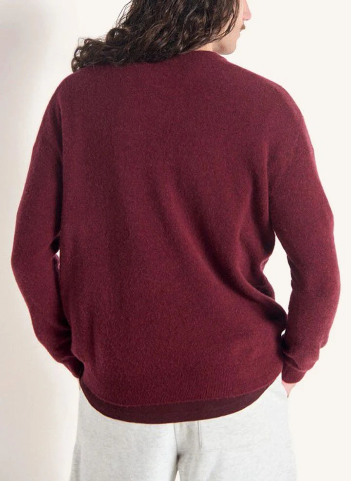 American Vintage - Raxow Wolle Pullover | Granat