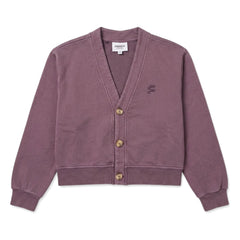 Finger in the nose - Lars Bio-Baumwoll-Strickjacke | Dunkellila
