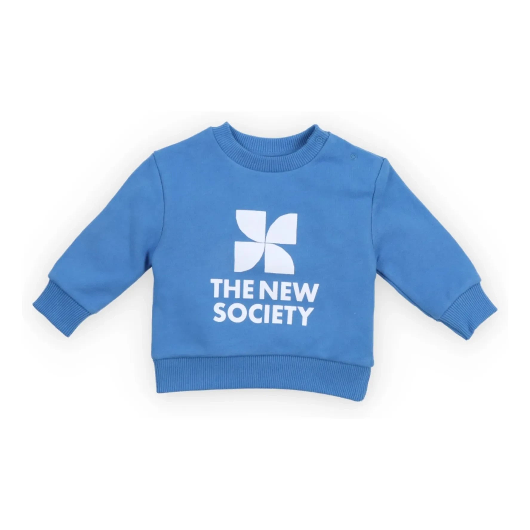 the new society - TNS Logo Sweatshirt | Azurblau
