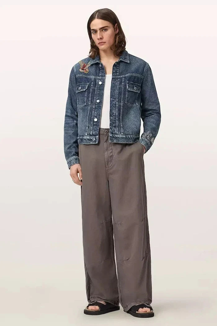 AllSaints Erkek Keten Pantolon ECHO