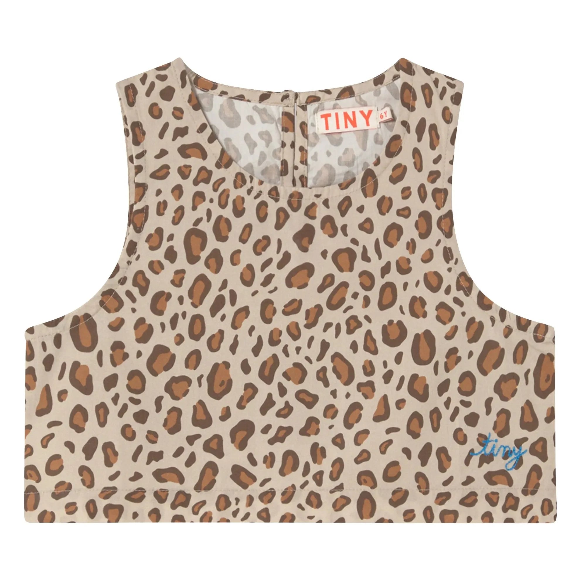 Tinycottons - Popeline Leo-Oberteil | Braun