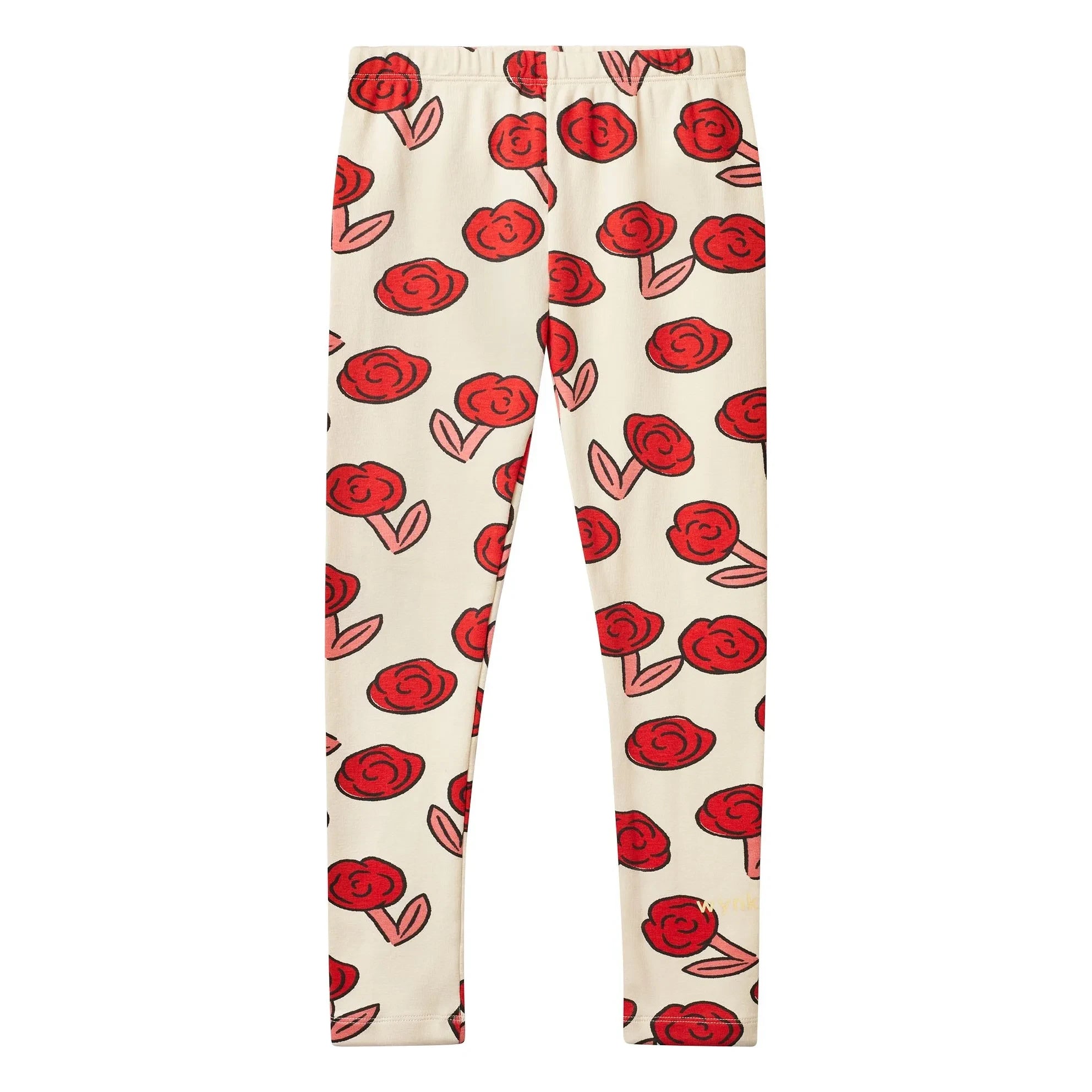 Wynken - Leggings Lento Blumen | Ecru
