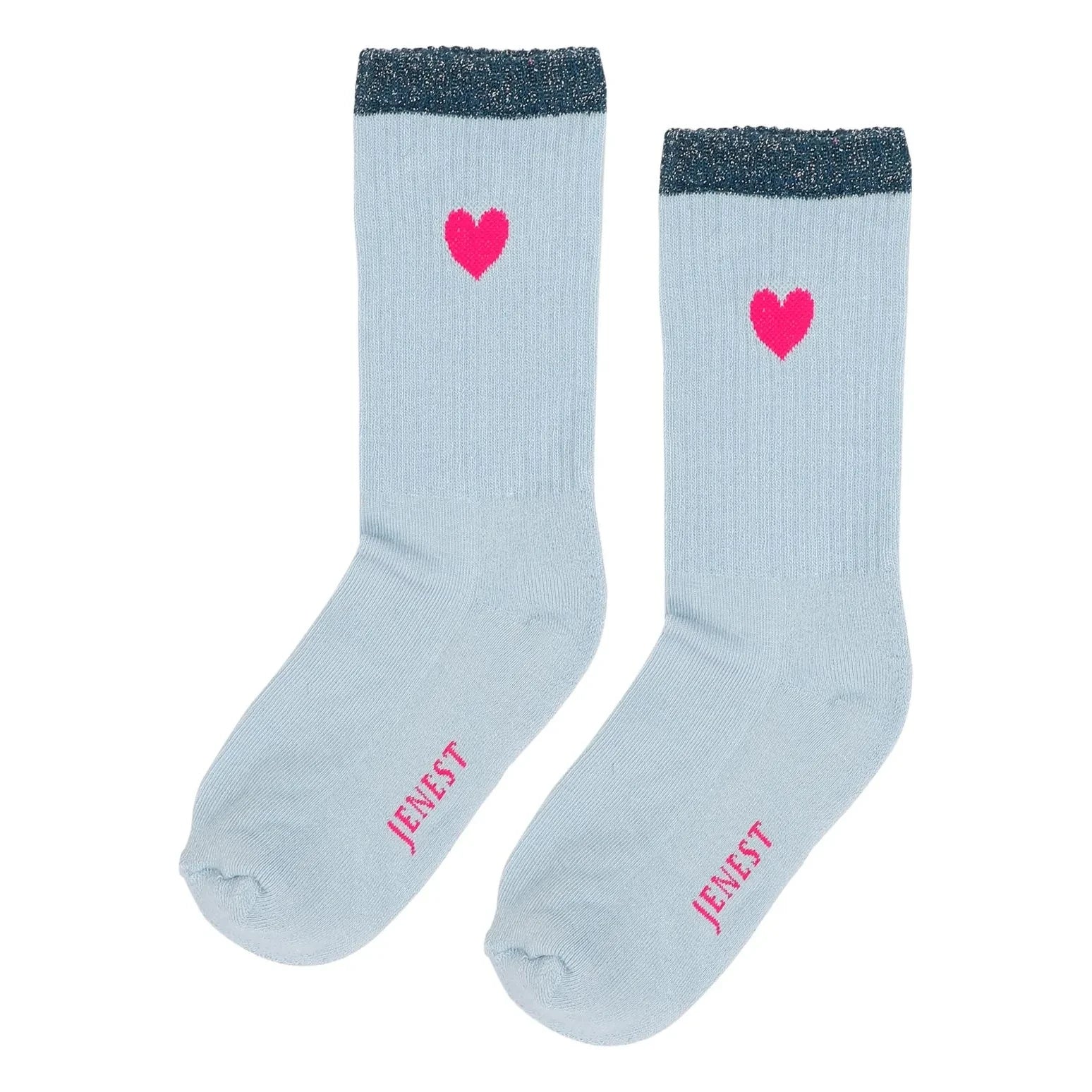 Jenest - Fancy Sport Socken aus Bio-Baumwolle | Hellblau
