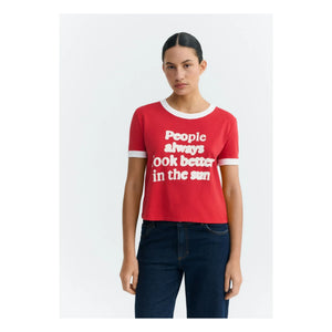 Thinking Mu - People Zowie T-Shirt Bio-Baumwolle | Rot