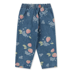 Konges Sløjd - Magot Erdbeer Bio-Baumwoll-Jeans | Blau
