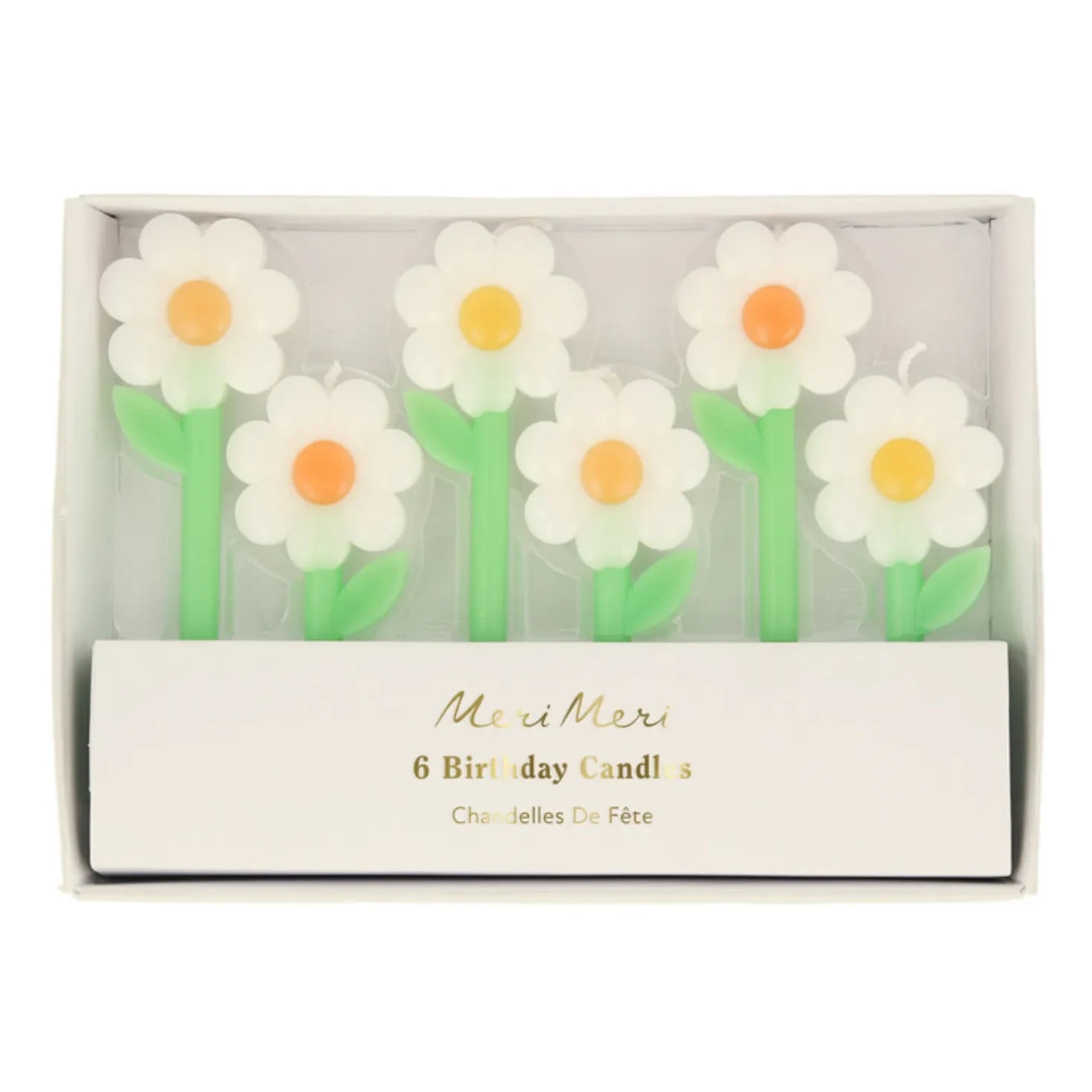 Meri Meri - Margeriten-Kerzen - 6er-Set