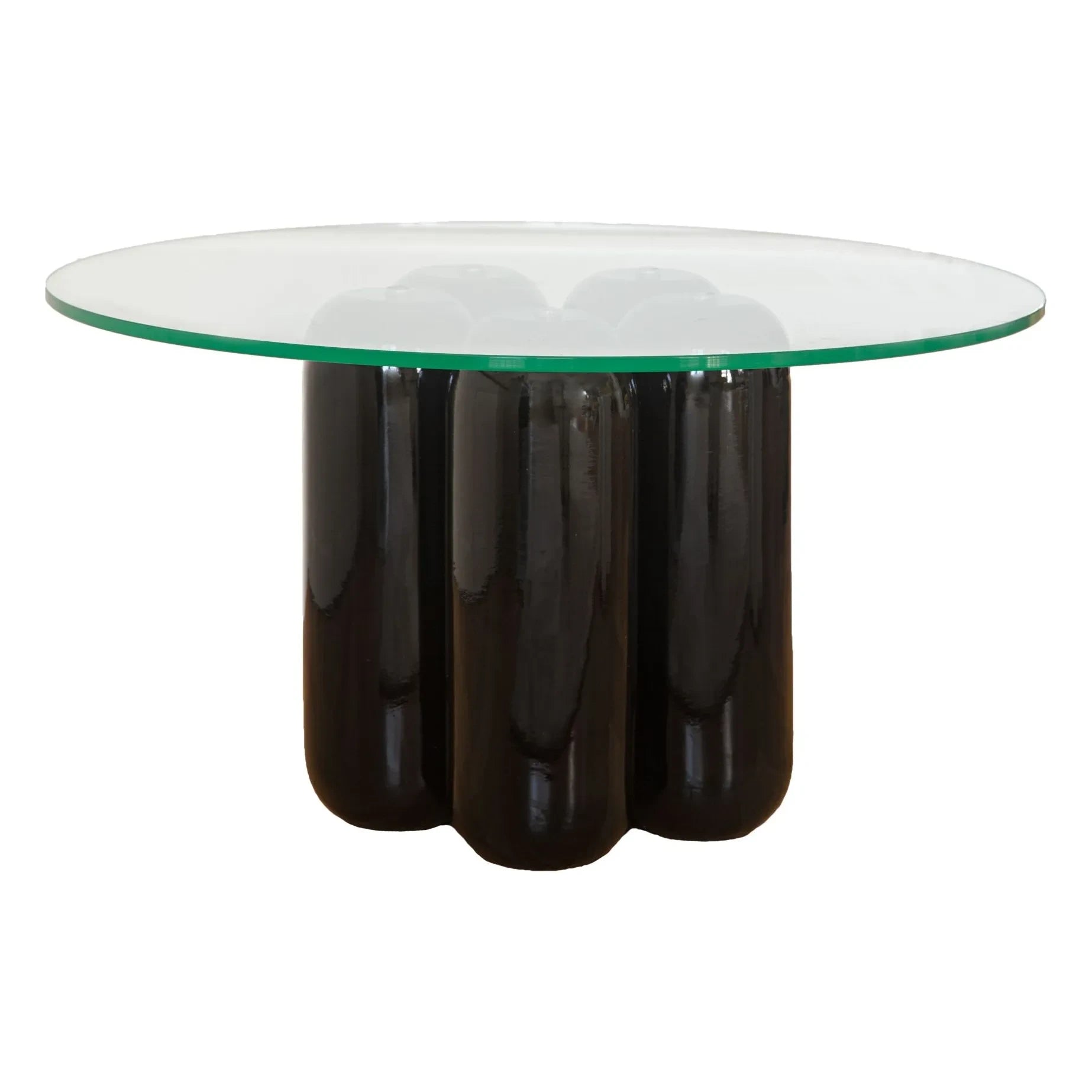 Cosin - Couchtisch mit schwarzer Glasoberfläche