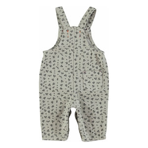 Piupiuchick - Baby-Strampler mit Blumenmuster | Hellgrau