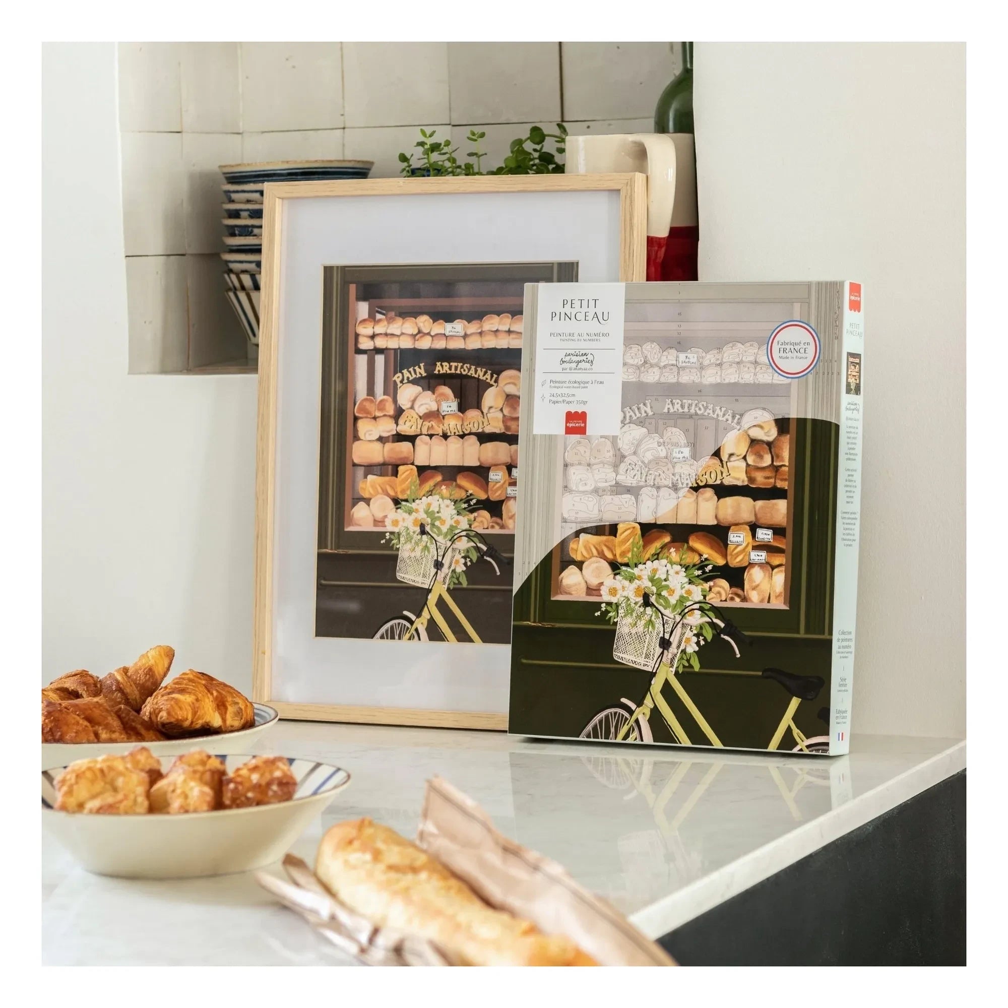 La Petite Épicerie - Numaralı Boyama Kiti - La Boulangerie