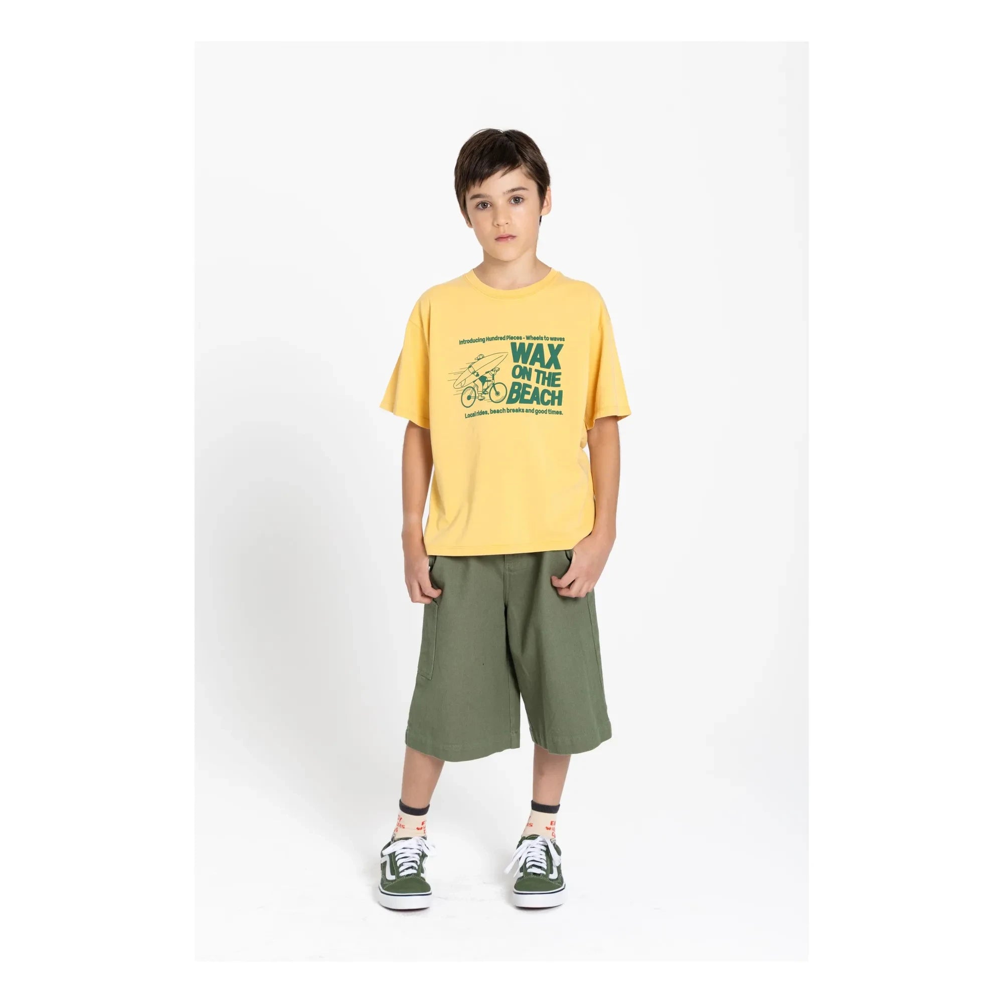 Hundred Pieces - Finn T-Shirt aus Bio-Baumwolle | Senf