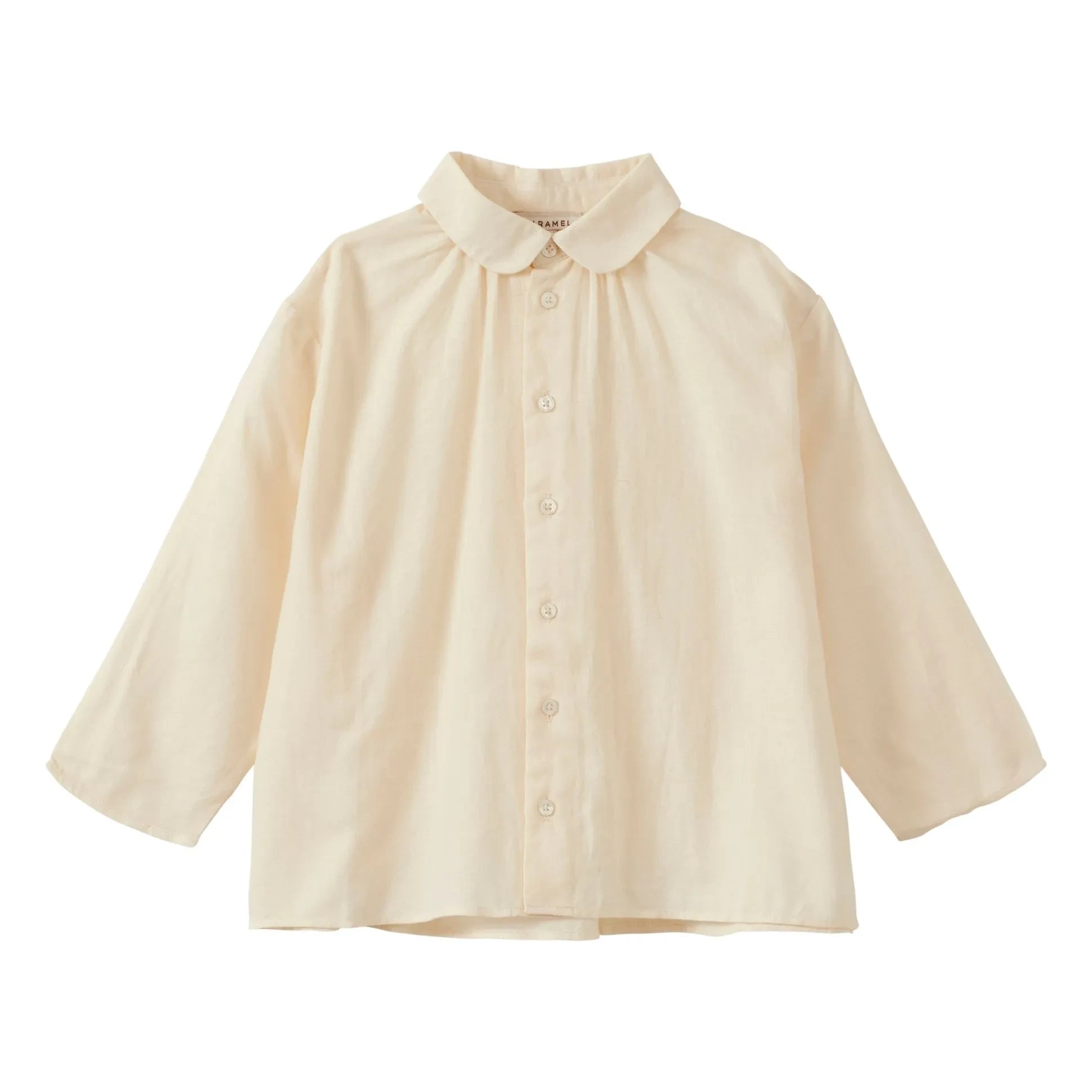 Karamell - Aloe-Bluse | Gebrochenes Weiß