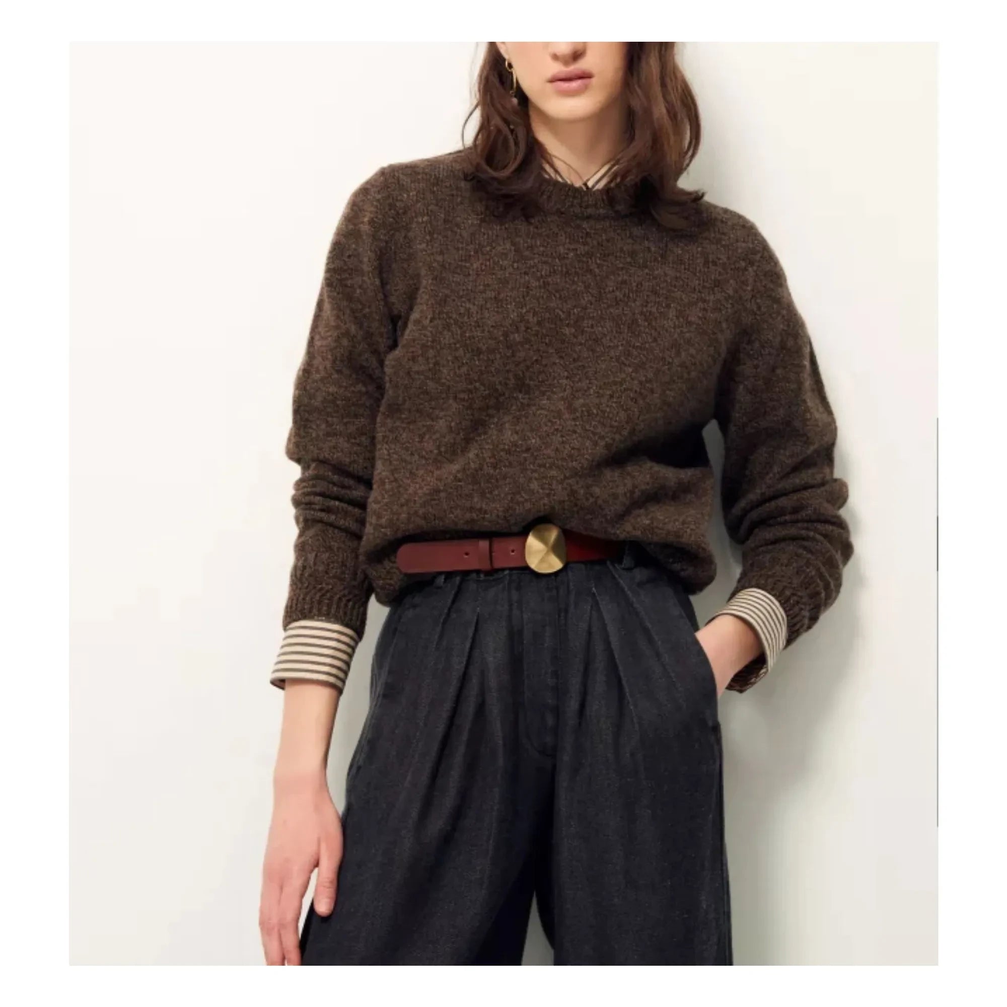 Sessùn - Silty Merino Wollpullover | Dunkelgrau