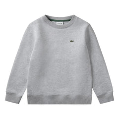 Lacoste - Sweatshirt aus Bio-Baumwolle mit Logo | Heather Grey