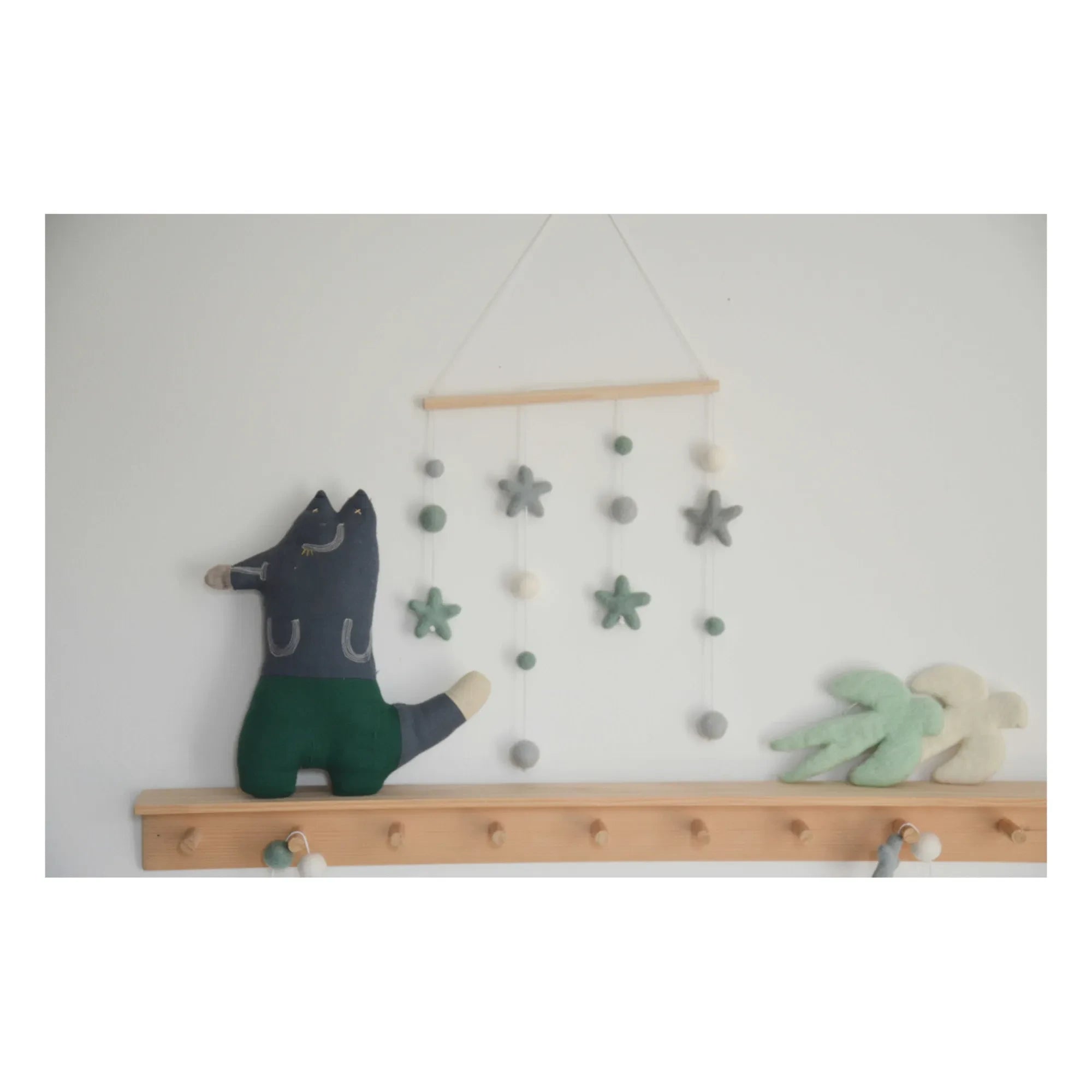 Calm – Blauwal-Wandmobil