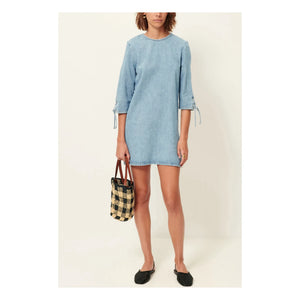 Sessùn - Tizzano Baumwollkleid | Hellblau