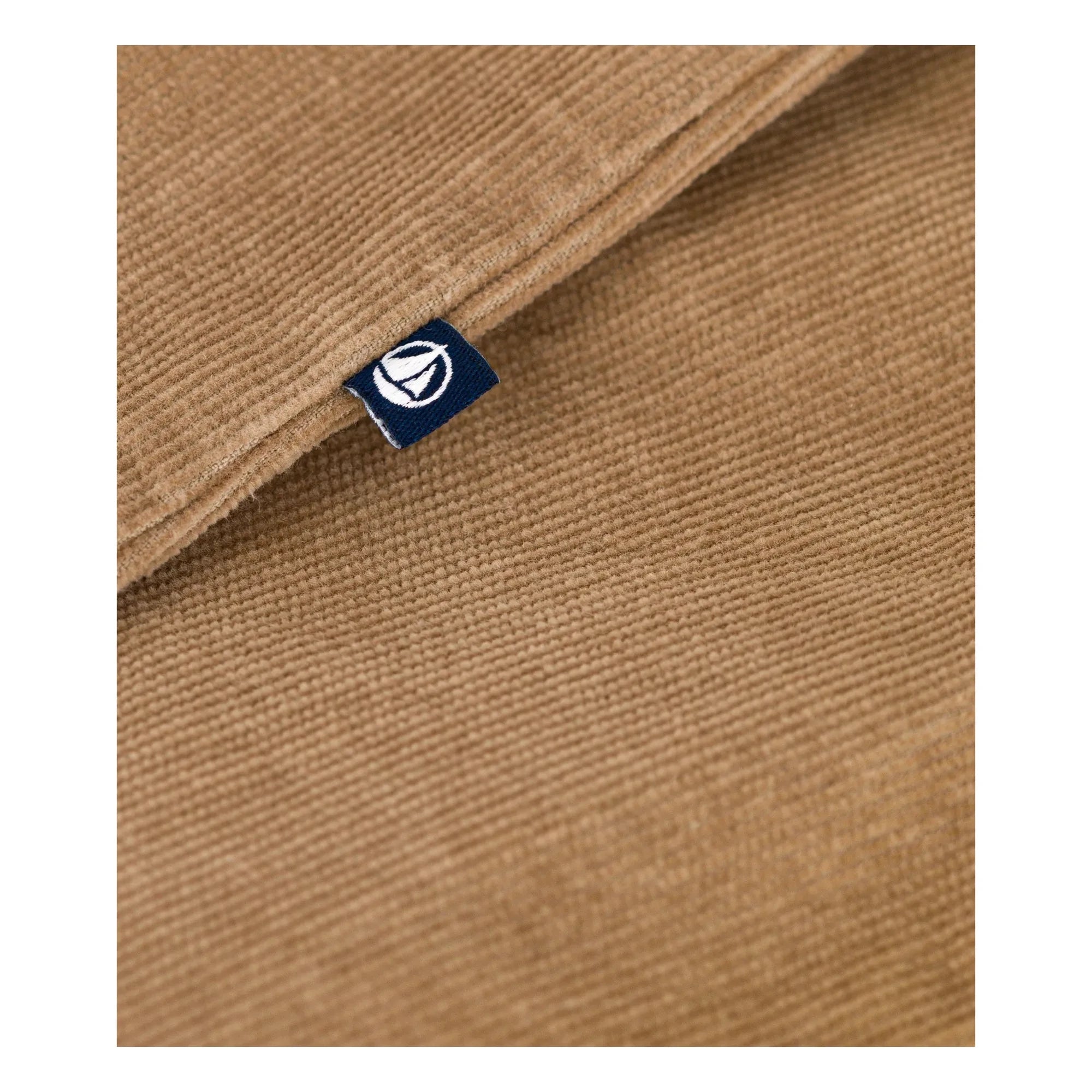 Petit Bateau - Gerippte Latzhose | Beige
