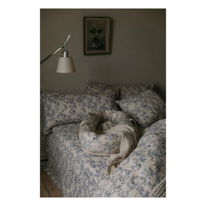 garbo&friends - Jardine Crib Bumper | Cobalt