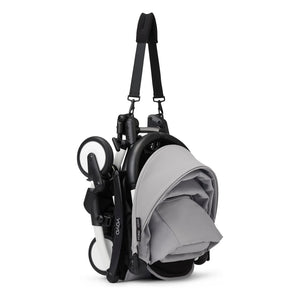 Stokke® - YOYO³ Komplett-Kinderwagen 0+ und 6+ Weißer Rahmen | Stein