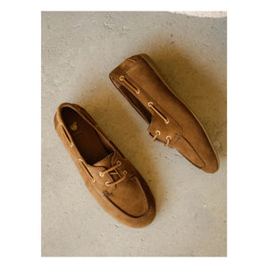 Bobbies - Betsy Wildleder Bootsschuhe | Camel