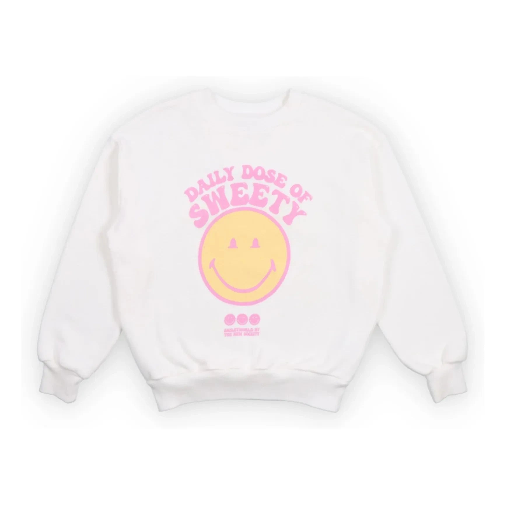 the new society - Smiley sweatshirt | Weiß