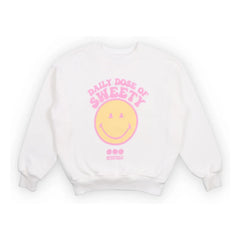 the new society - Smiley sweatshirt | Weiß