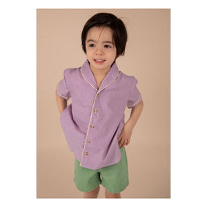 Loir - Gestreiftes Paco-Hemd | Lila