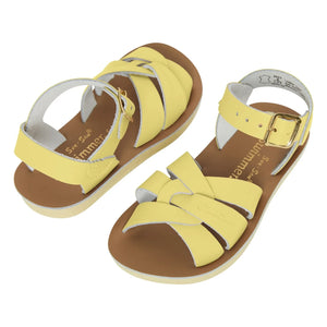 Salt-Water - Wasserdichte Leder-Badesandalen | Blassgelb