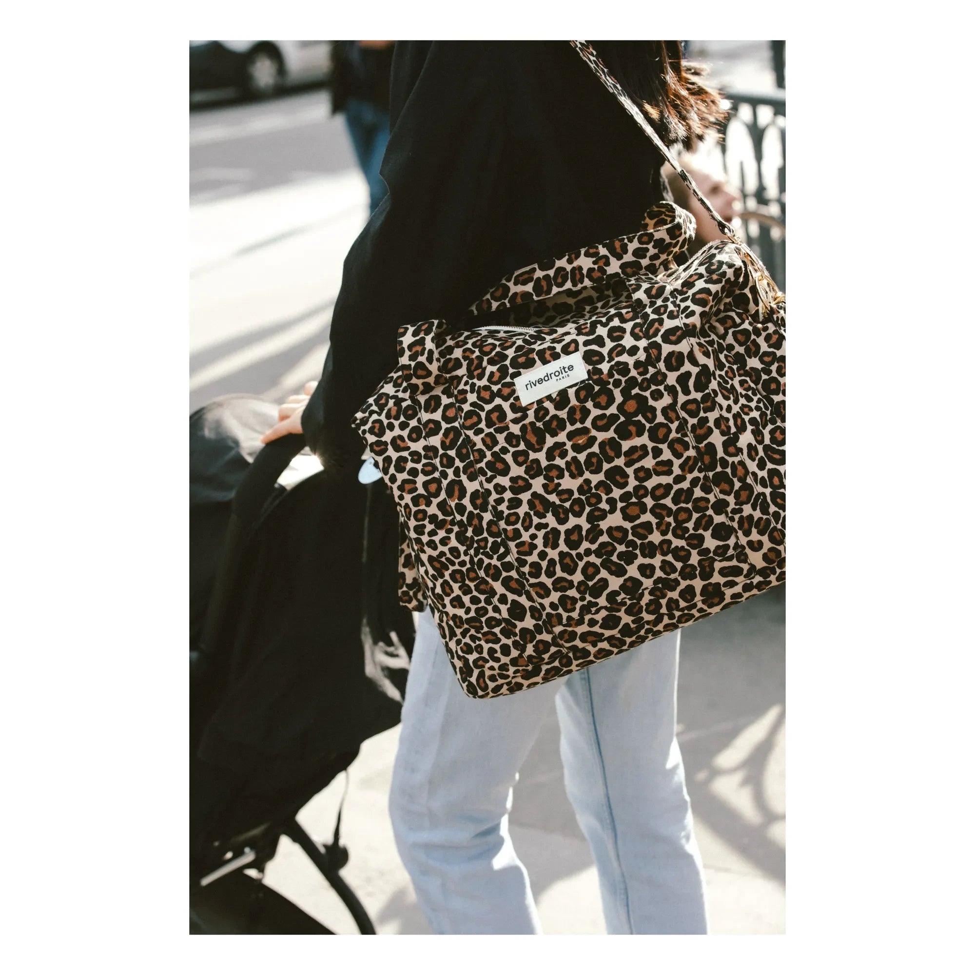 rivedroite - Darcy Leopar Wickeltasche