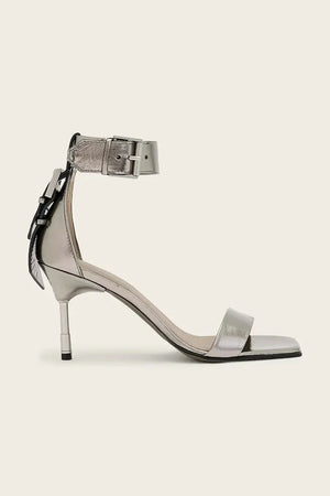 AllSaints Noir Mid Sandal Deri Sandalet