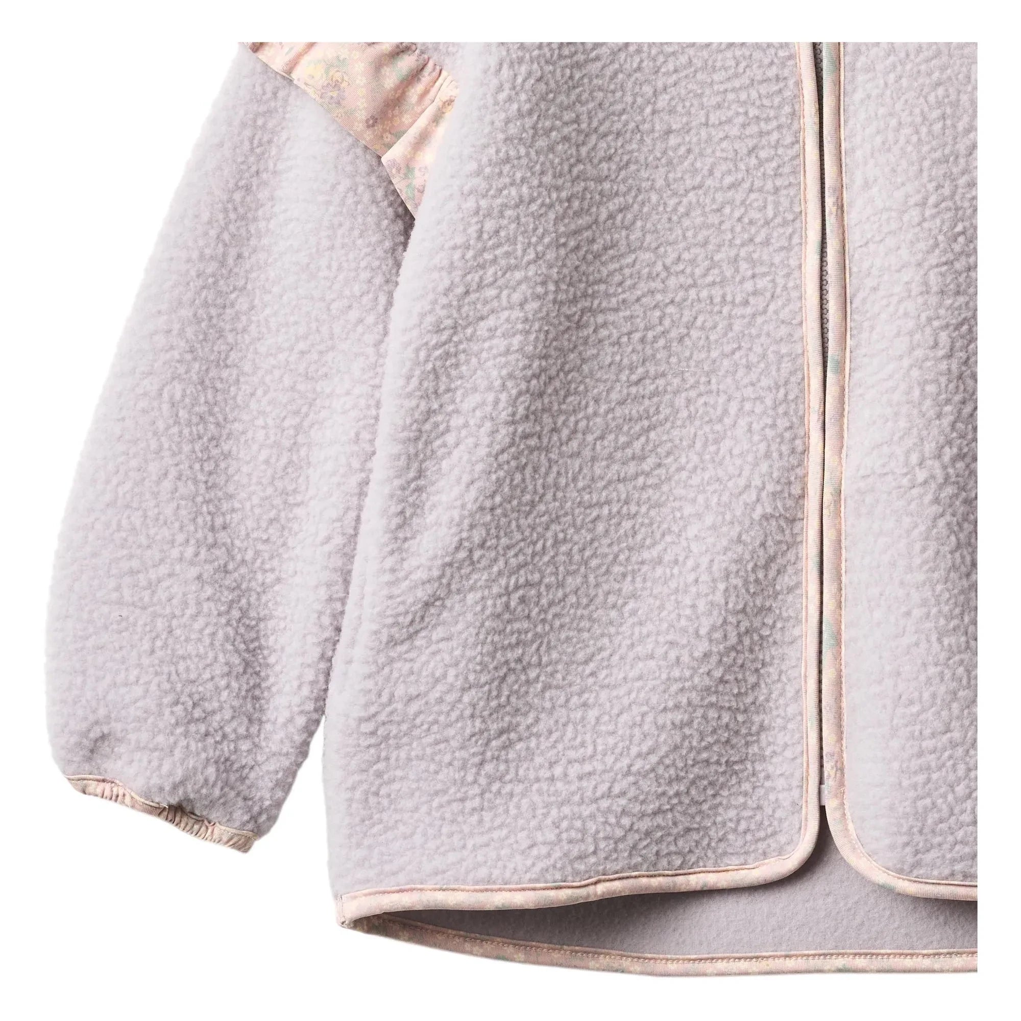 Weizen - Ellena Jacke aus recycelten Fasern mit Sherpa | Lavendel