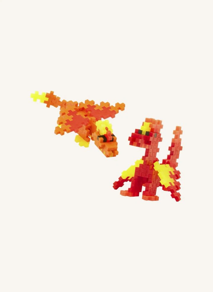 Plus-Plus - Fire Dragon Tubes - 100 Parça | Turuncu