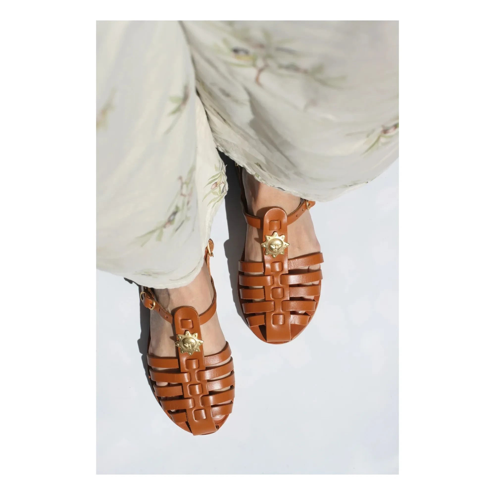 Mama Praïa - Fisherman Sun Sandalen | Camel