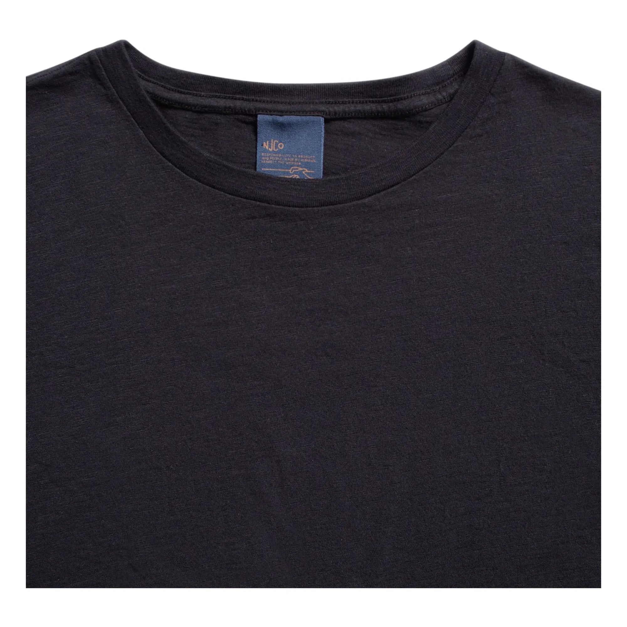 Nudie Jeans – T-Shirt Roffe | Schwarz