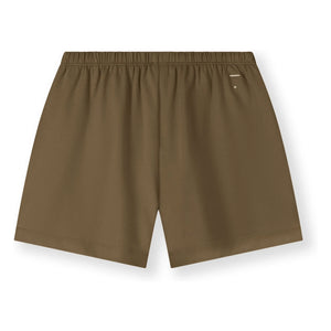Gray Label – Shorts mit Knöpfen aus Bio-Baumwolle | Khakibraun
