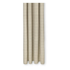 Ferm Living - Beigefarbene Chambray-Duschvorhang