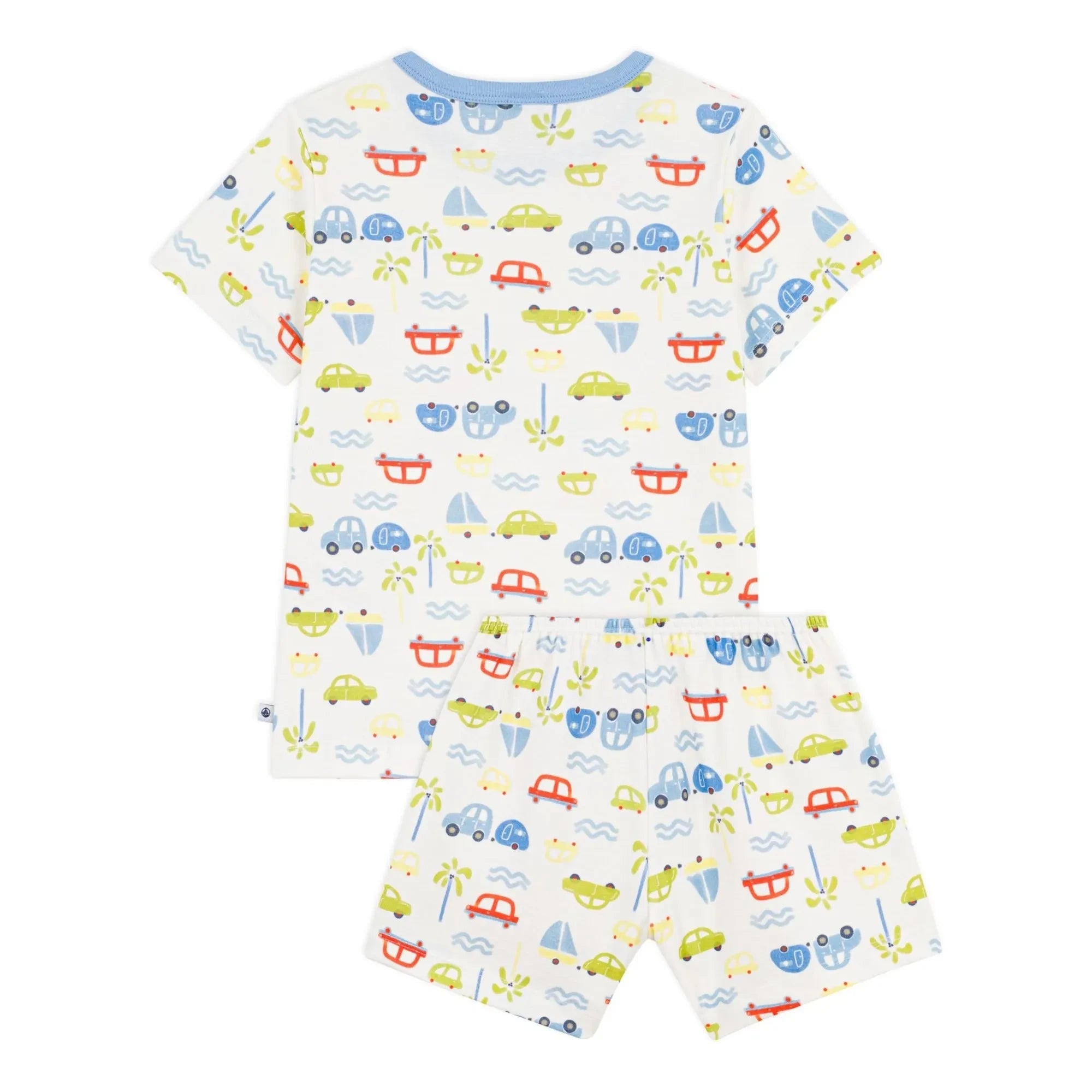 Petit Bateau - Kurzer Schlafstrampler | Weiß