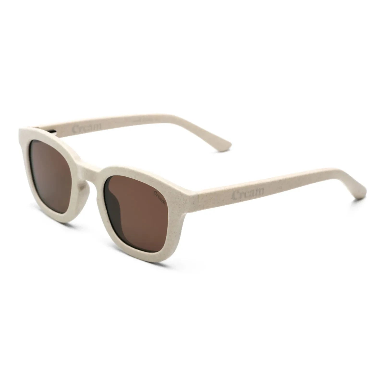 Cream - Eckige Sonnenbrille | Ecru