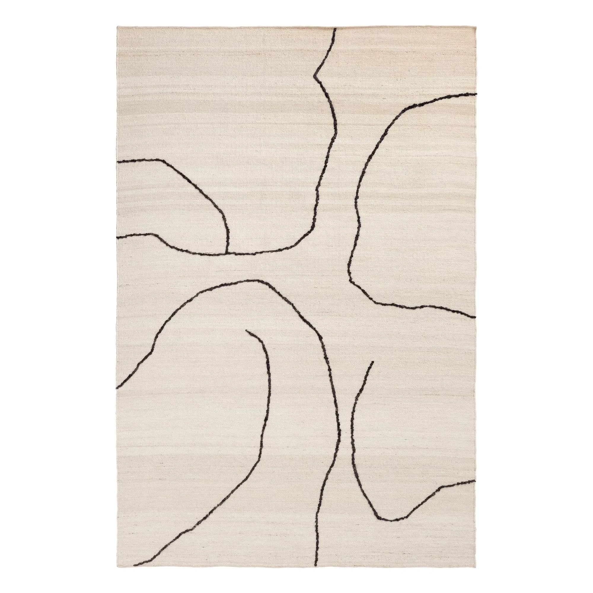 Ferm Living - Gesso Teppich aus Jute | Creme