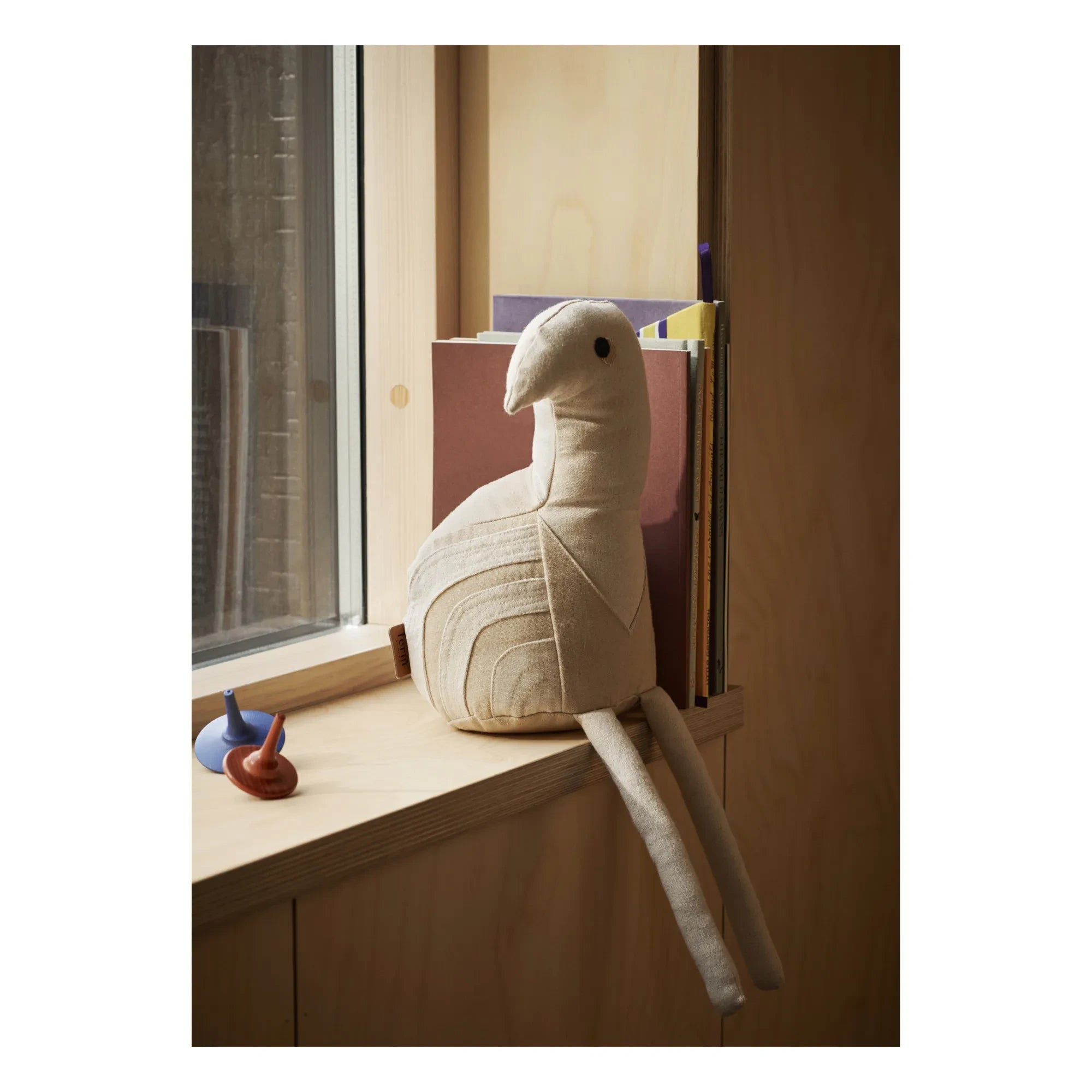 Ferm Living Kids - Birdy Plüschtier | Schmutzigweiß