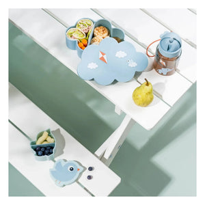 Done by deer - Brotdose und Trinkflasche | Hellblau