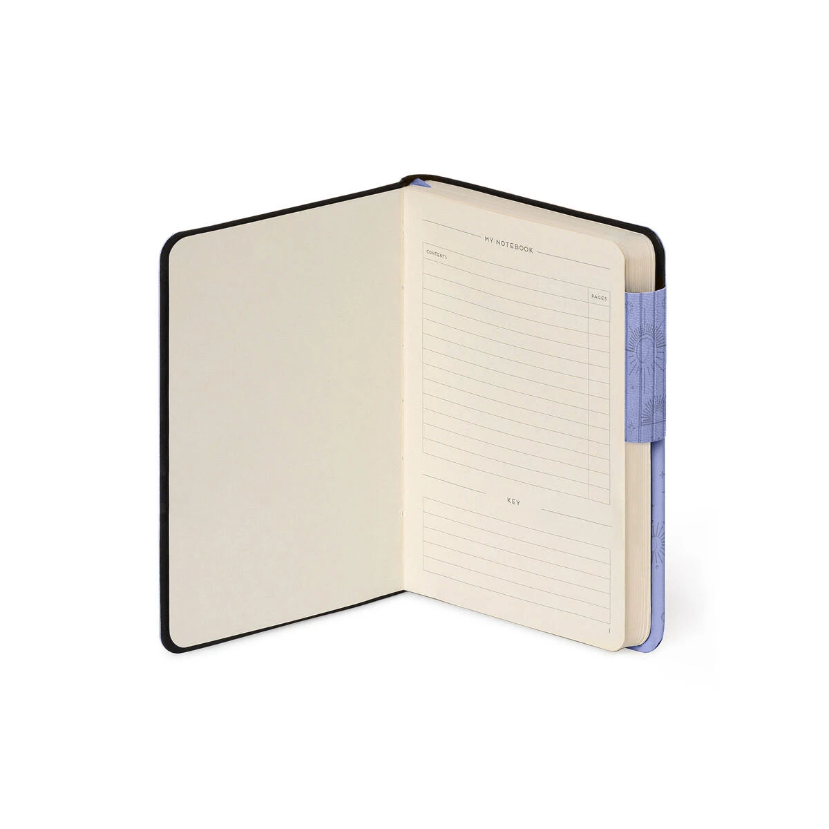 Legami - Notizbuch mit Blanko-Seiten und monochromem Softcover - Cosmic Lilac - Mein Notizbuch