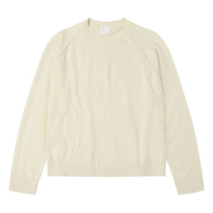 FUB – Pointelle-Sweatshirt | Ecru