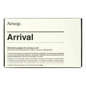 Aesop - Reisekit Ankunft