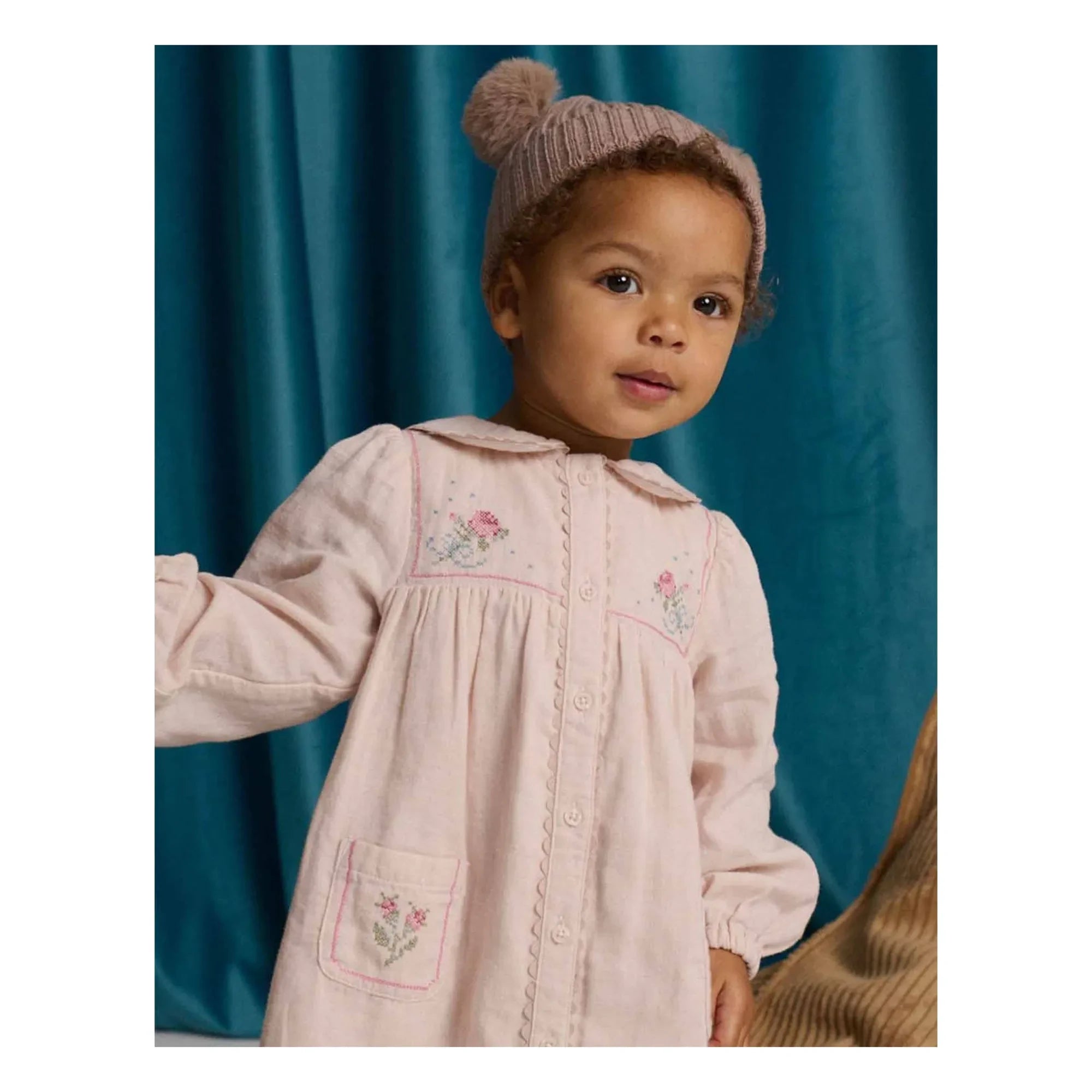 Gingersnaps - Lottie Fleurie Elbise | Soluk Pembe